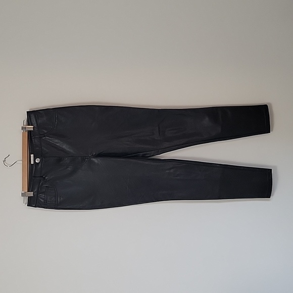 Aritzia | Wilfred High Rise Vegan Leather Slim Pant | Size 10 - Picture 3 of 6